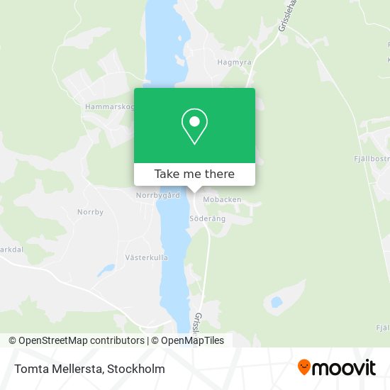 Tomta Mellersta map