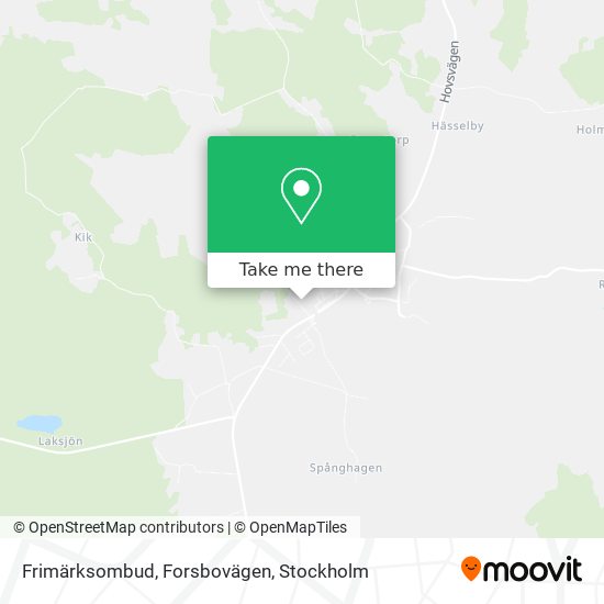 Frimärksombud, Forsbovägen map