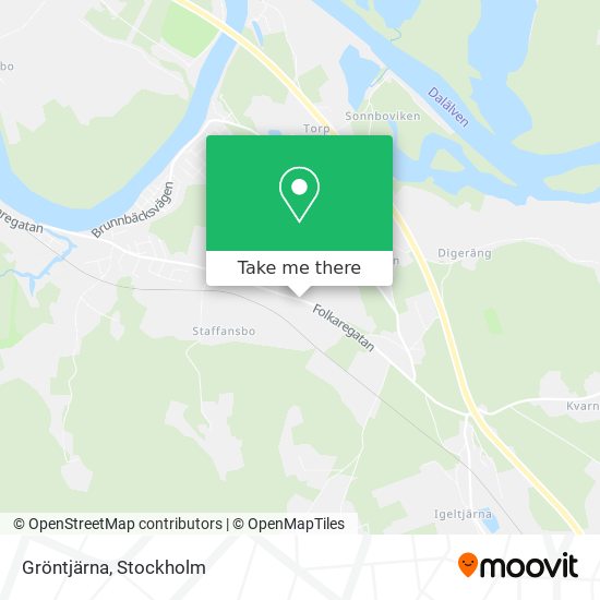 Gröntjärna map