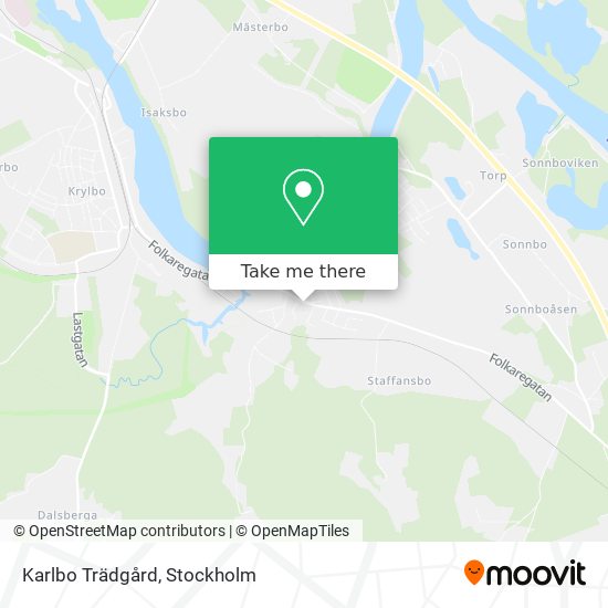 Karlbo Trädgård map