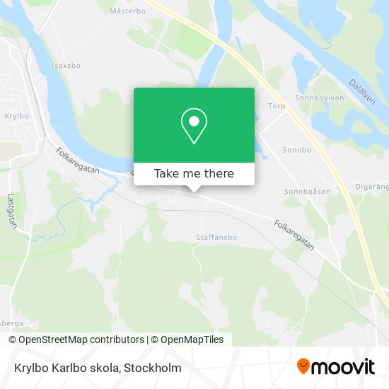 Krylbo Karlbo skola map