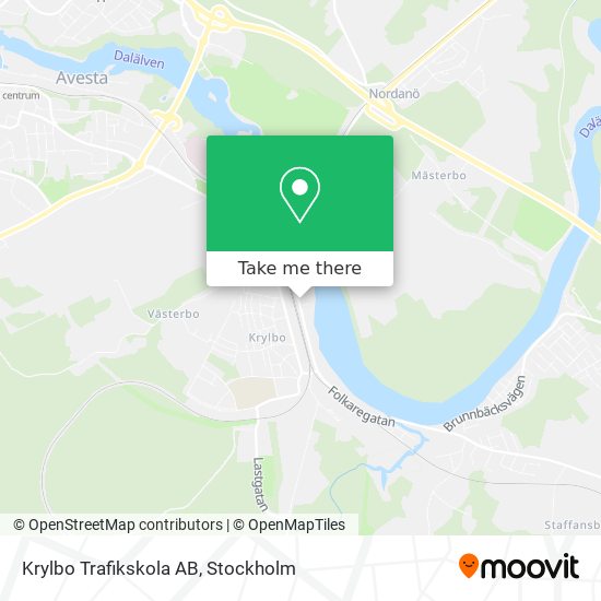 Krylbo Trafikskola AB map