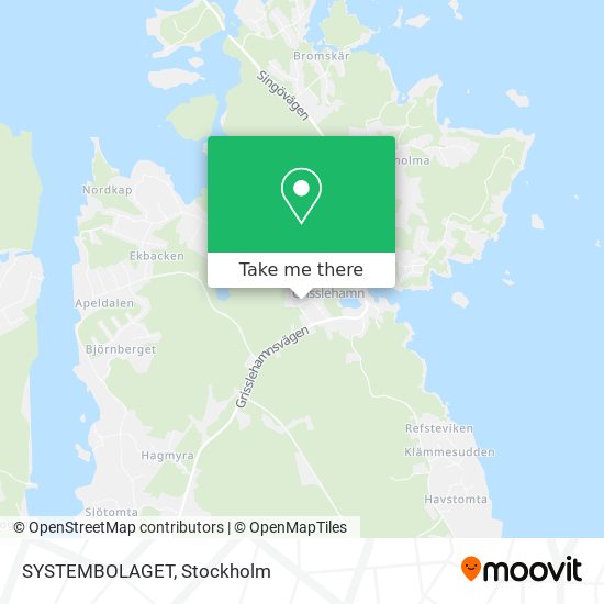 SYSTEMBOLAGET map