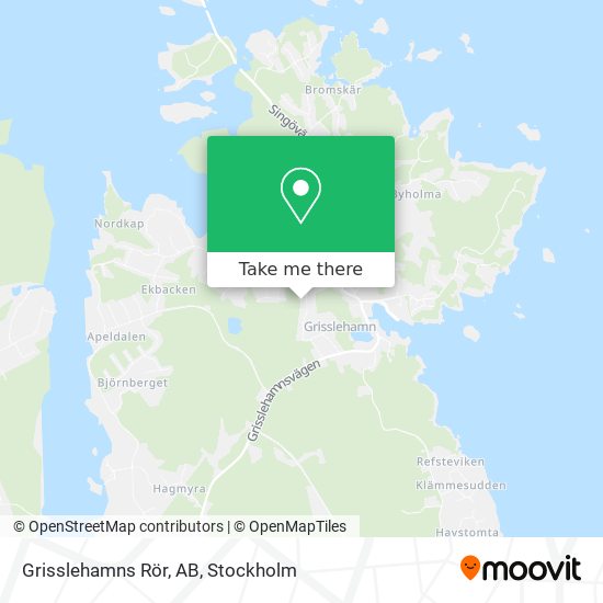 Grisslehamns Rör, AB map