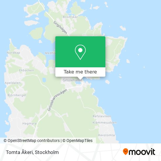 Tomta Åkeri map