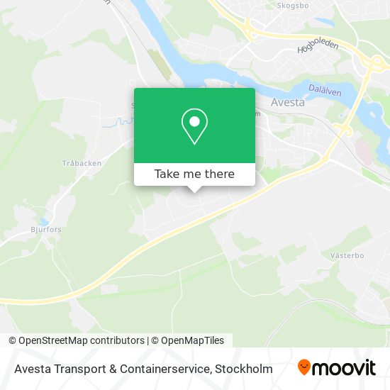 Avesta Transport & Containerservice map