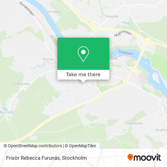 Frisör Rebecca Furunäs map