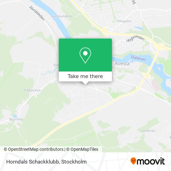 Horndals Schackklubb map