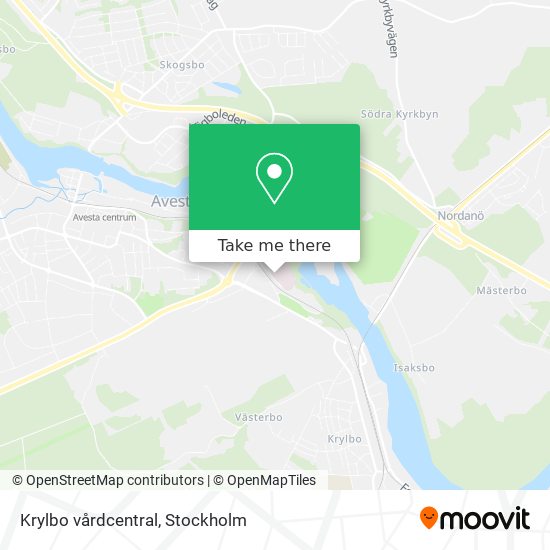 Krylbo vårdcentral map