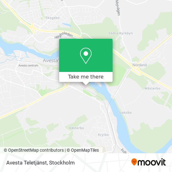 Avesta Teletjänst map