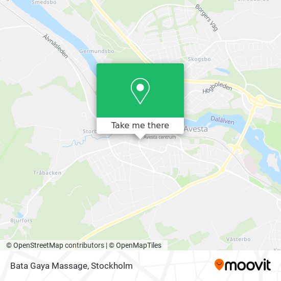 Bata Gaya Massage map