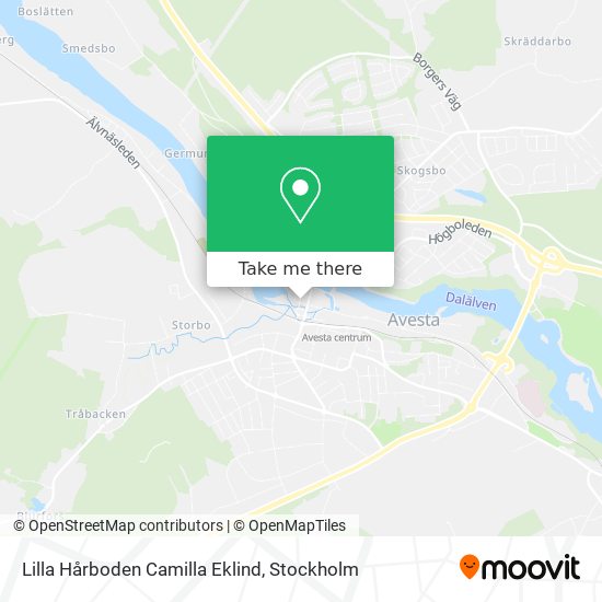 Lilla Hårboden Camilla Eklind map