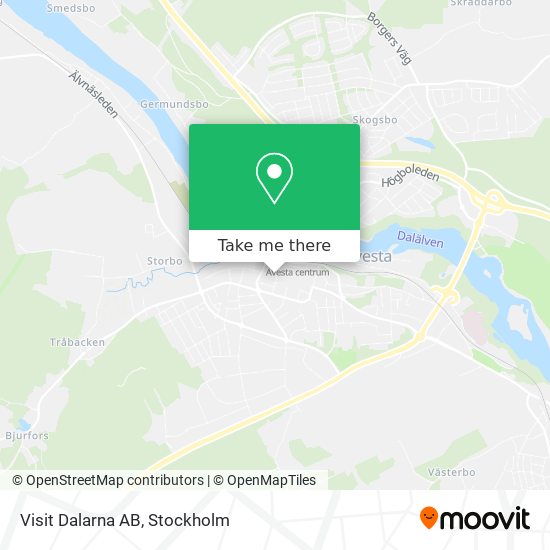 Visit Dalarna AB map