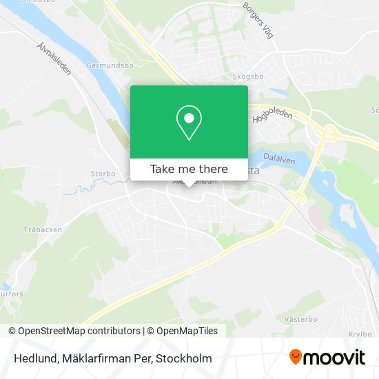 Hedlund, Mäklarfirman Per map