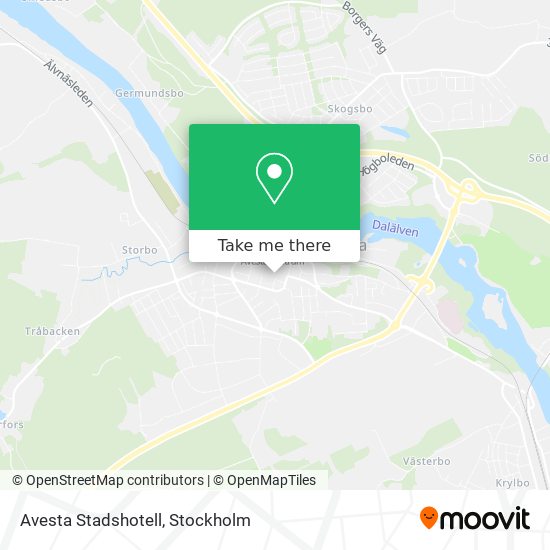 Avesta Stadshotell map