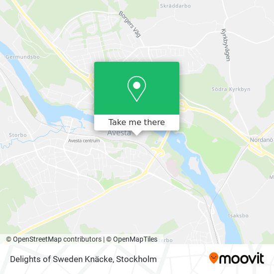 Delights of Sweden Knäcke map