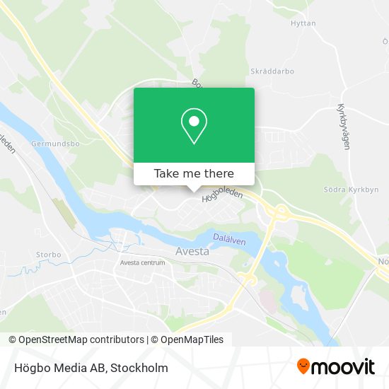 Högbo Media AB map