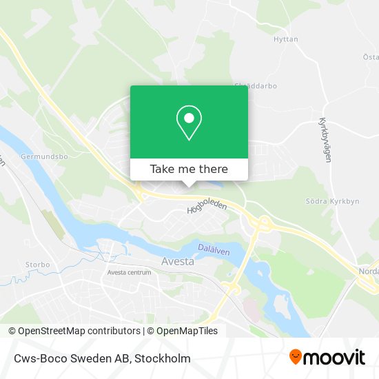 Cws-Boco Sweden AB map