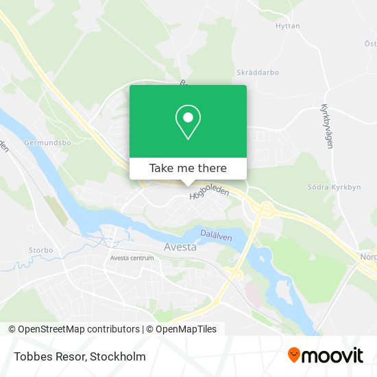 Tobbes Resor map