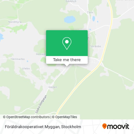 Föräldrakooperativet Myggan map