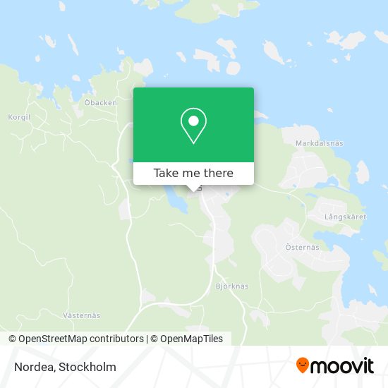 Nordea map