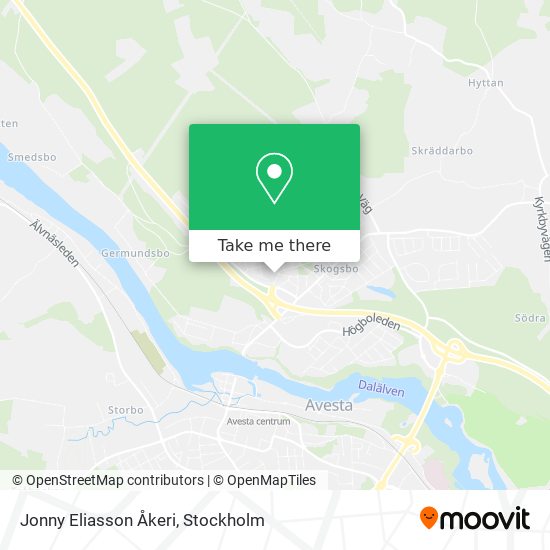 Jonny Eliasson Åkeri map