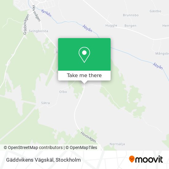 Gäddvikens Vägskäl map