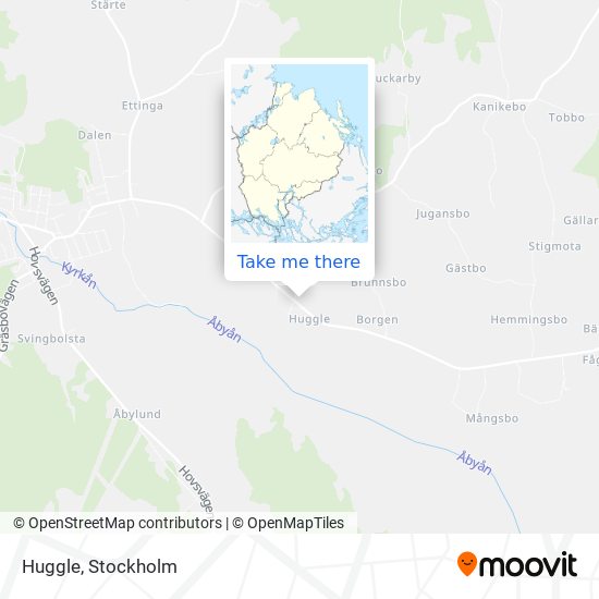 Huggle map