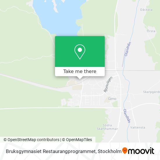 Bruksgymnasiet Restaurangprogrammet map