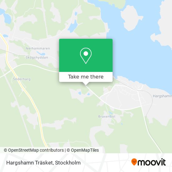 Hargshamn Träsket map