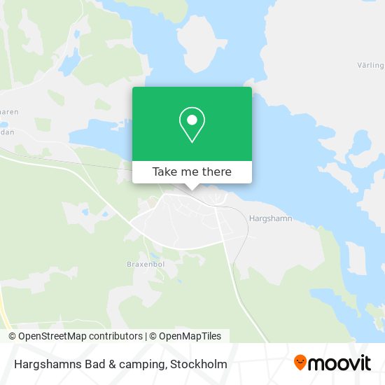 Hargshamns Bad & camping map