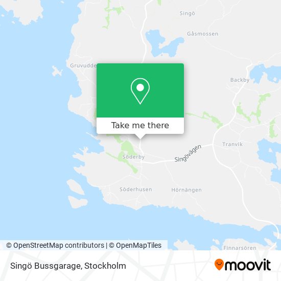 Singö Bussgarage map