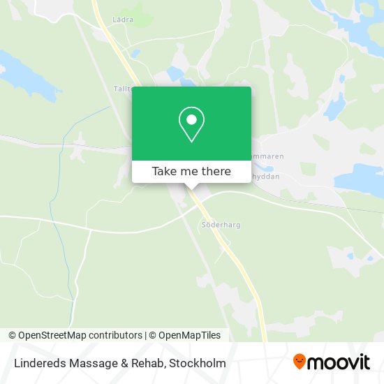 Lindereds Massage & Rehab map