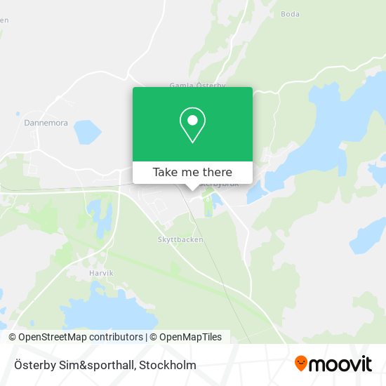 Österby Sim&sporthall map