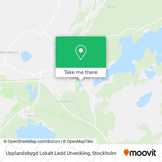 Upplandsbygd Lokalt Ledd Utveckling map