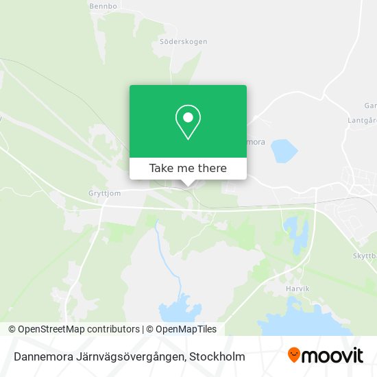 Dannemora Järnvägsövergången map