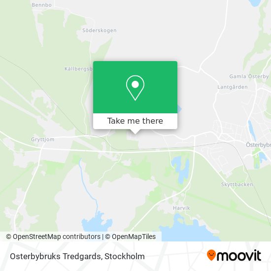 Osterbybruks Tredgards map