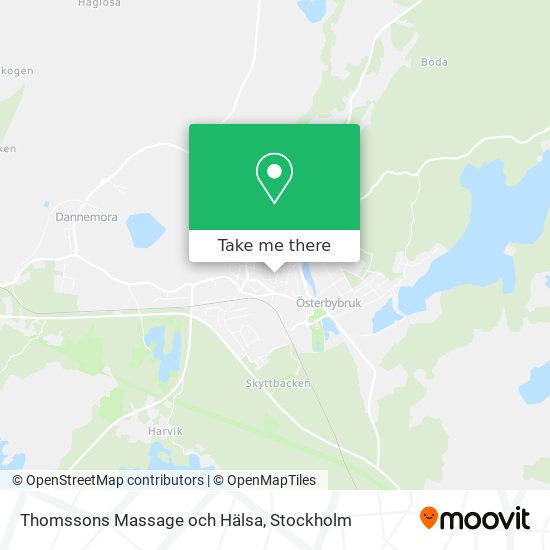 Thomssons Massage och Hälsa map