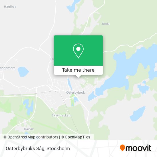 Österbybruks Såg map