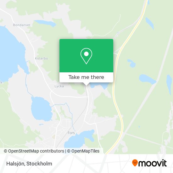 Halsjön map