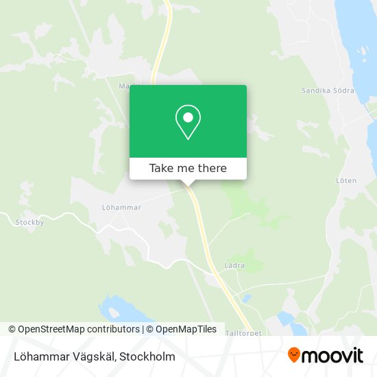 Löhammar Vägskäl map