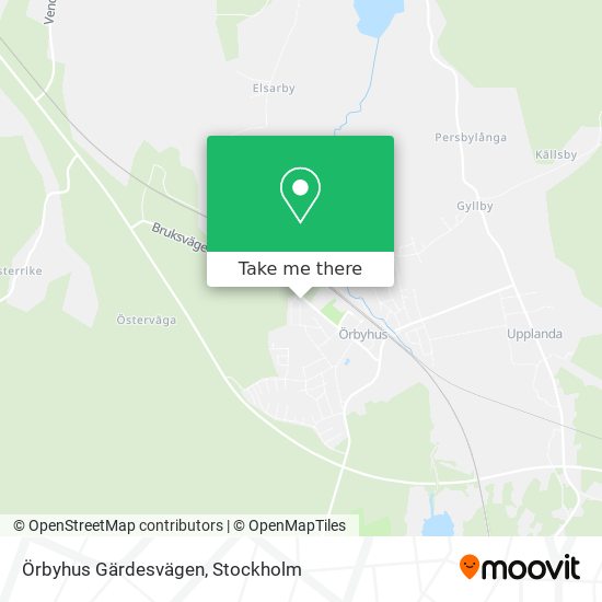 Örbyhus Gärdesvägen map