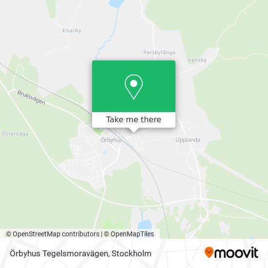 Örbyhus Tegelsmoravägen map