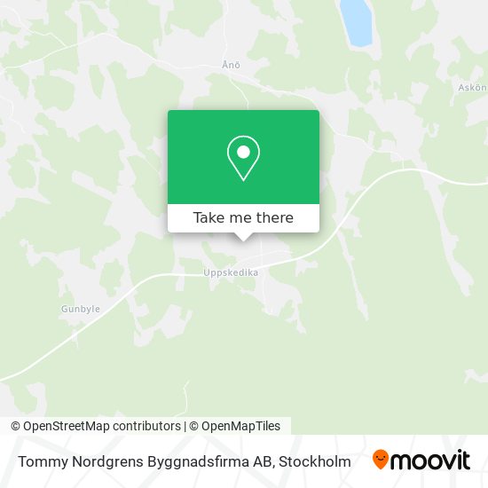 Tommy Nordgrens Byggnadsfirma AB map