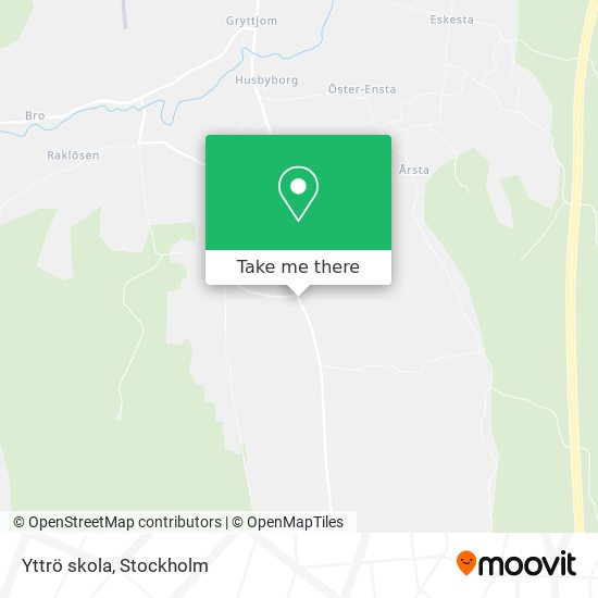 Yttrö skola map