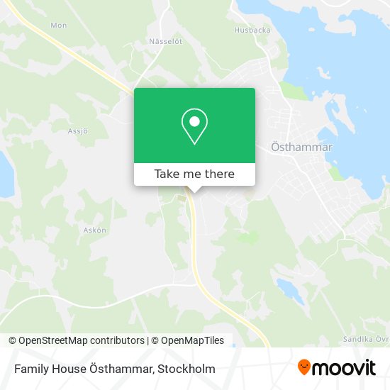 Family House Östhammar map