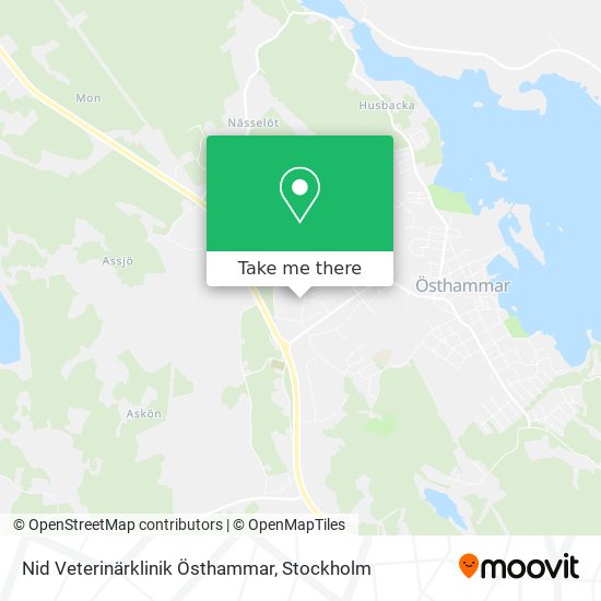 Nid Veterinärklinik Östhammar map