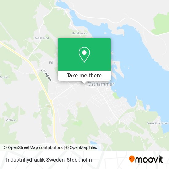 Industrihydraulik Sweden map