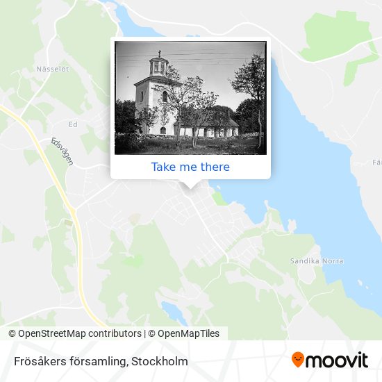 Frösåkers församling map