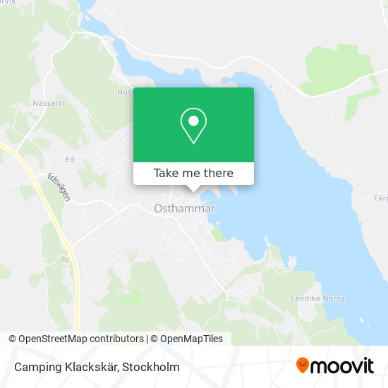 Camping Klackskär map